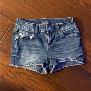 Justice: Blue Denim Shorts